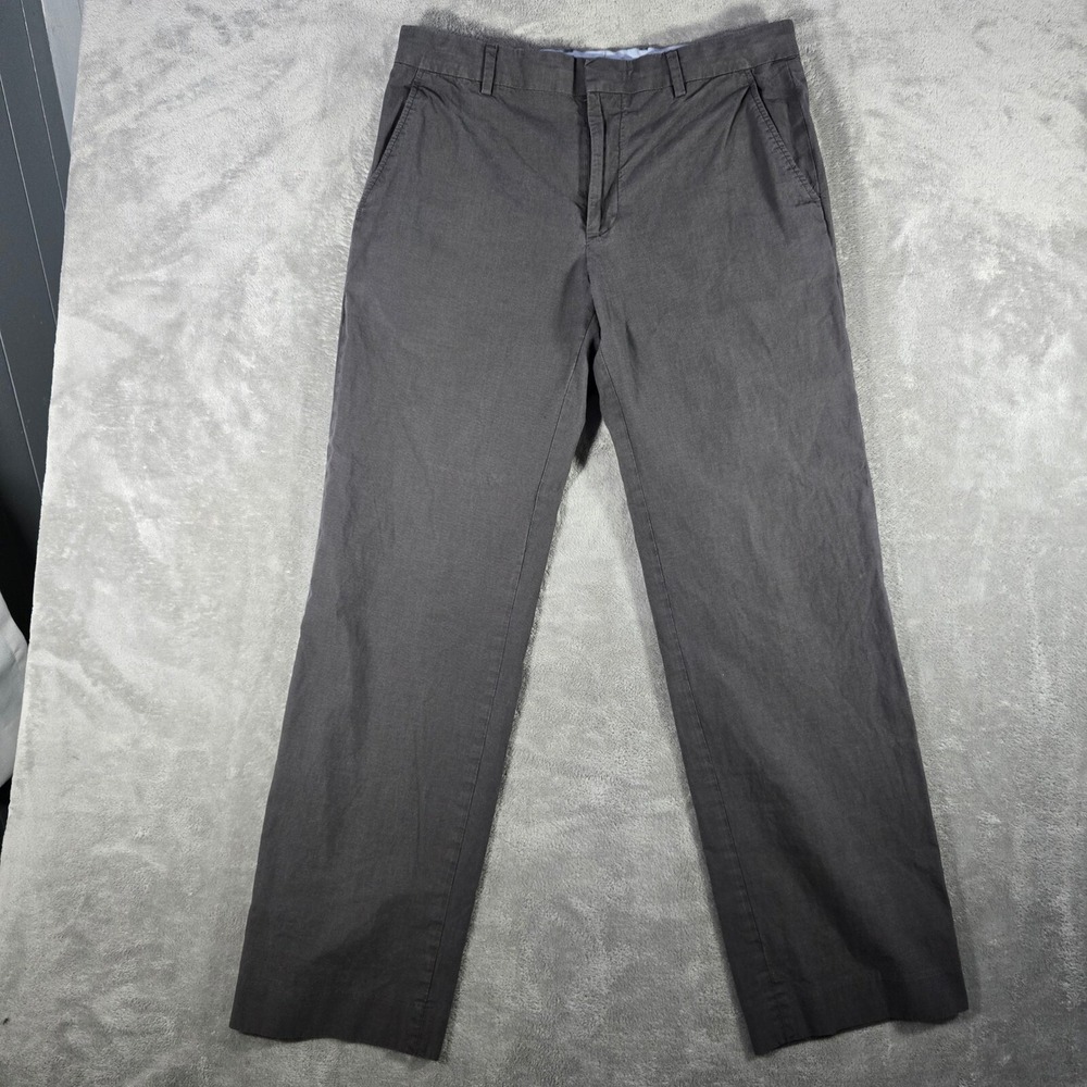 Banana Republic Modern Fit Gray Chino Pants Casual Dress‎ Pants 33x32